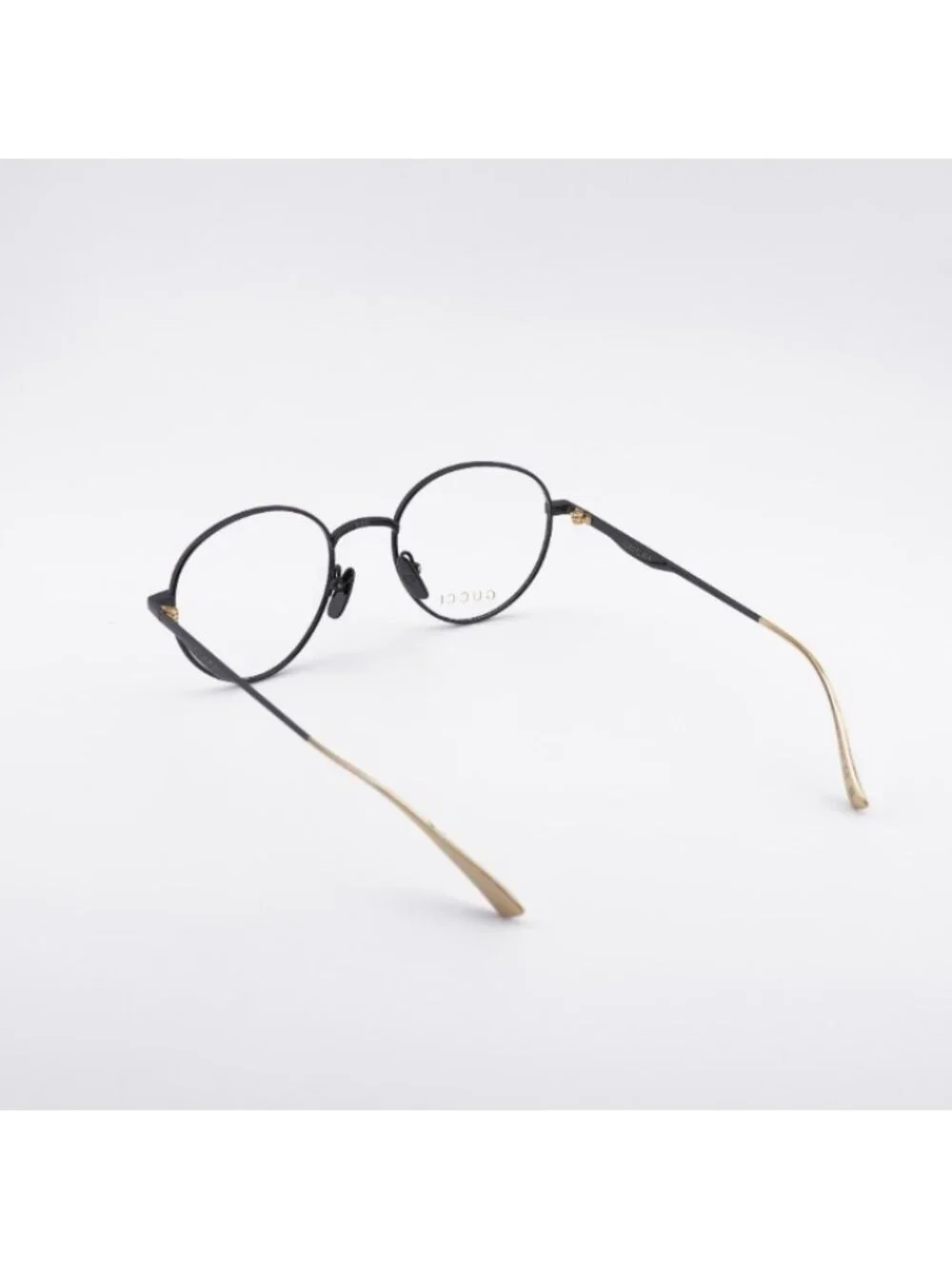 Gucci GG0337O 002 Eyeglasses Black 51mm Round Frame
